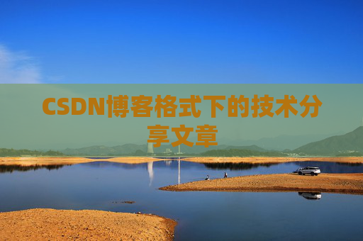 CSDN博客格式下的技术分享文章